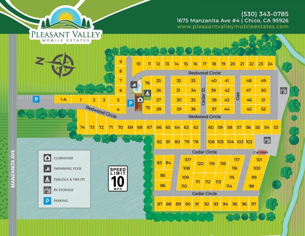 map graphic of pleasant valley